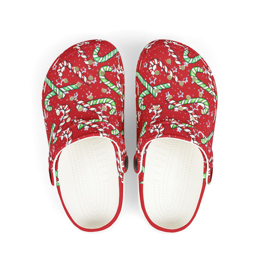Candy Cane  Kid's Clogs